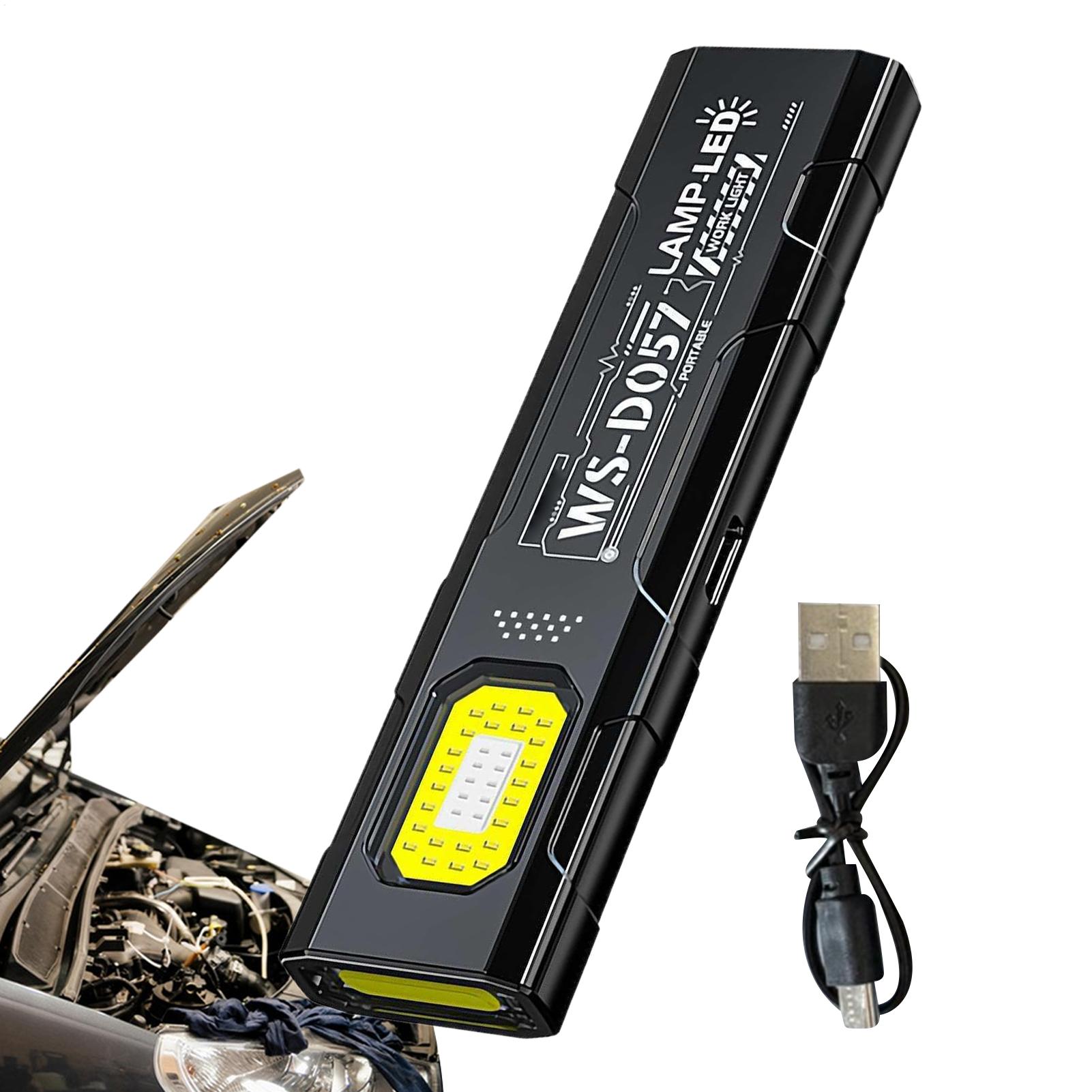 Home Security Flood Lights - مصباح يدوي LED COB قابل لإعادة