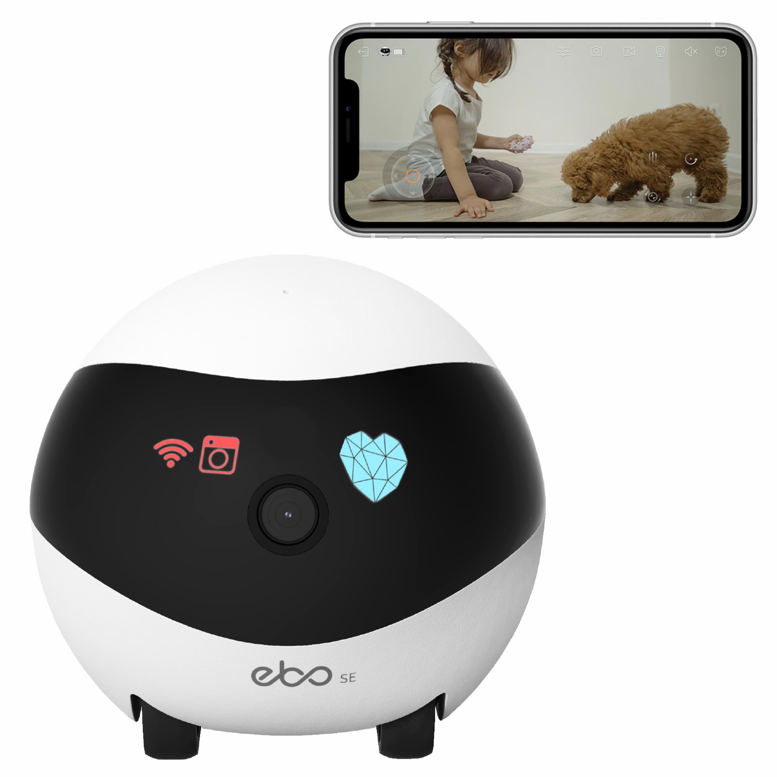 Home Security Robots - EBO SE رفيق الروبوت المنزلي الذكي