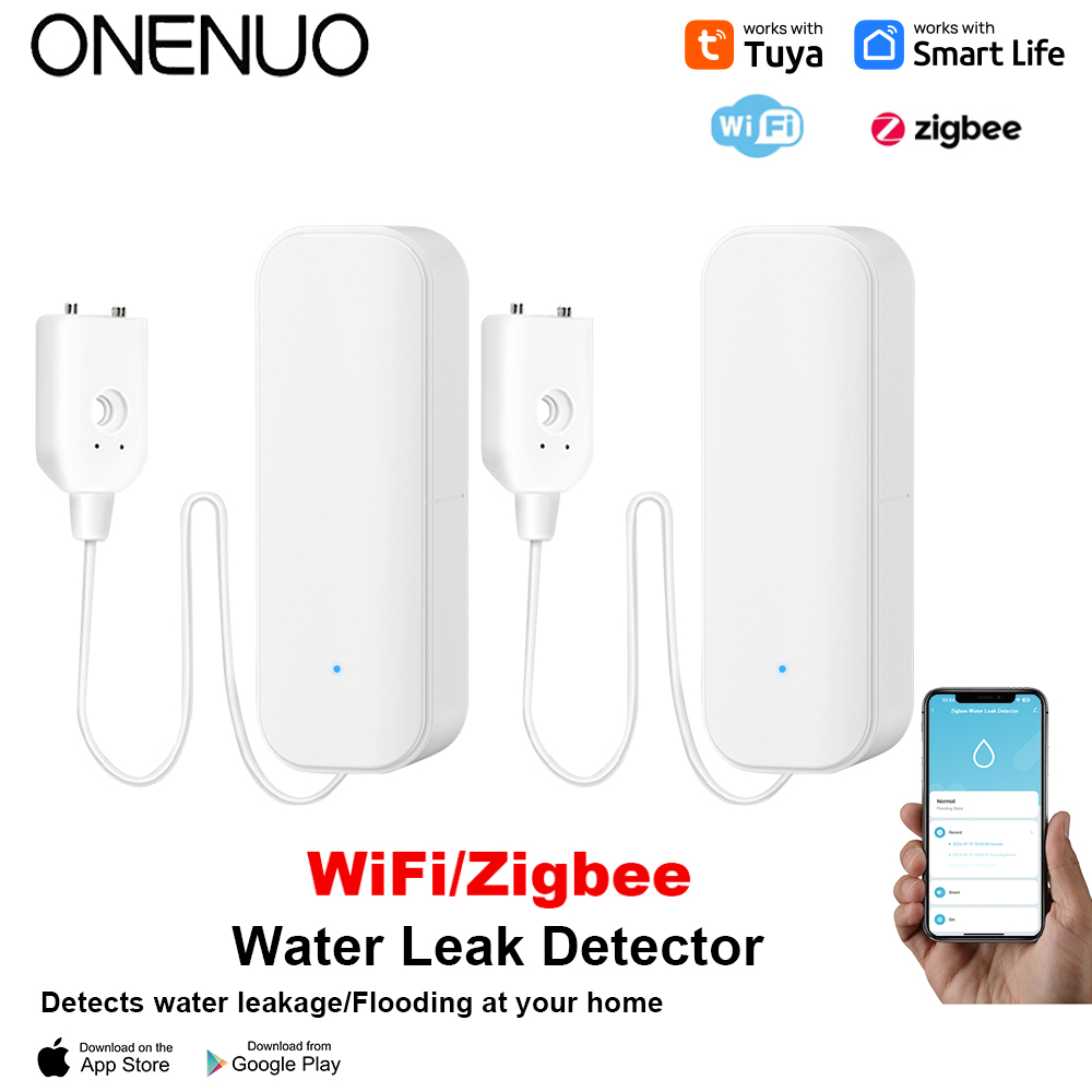 Sim Gsm Alarm - واي فاي/زيجبي استشعار المياه تويا تسرب