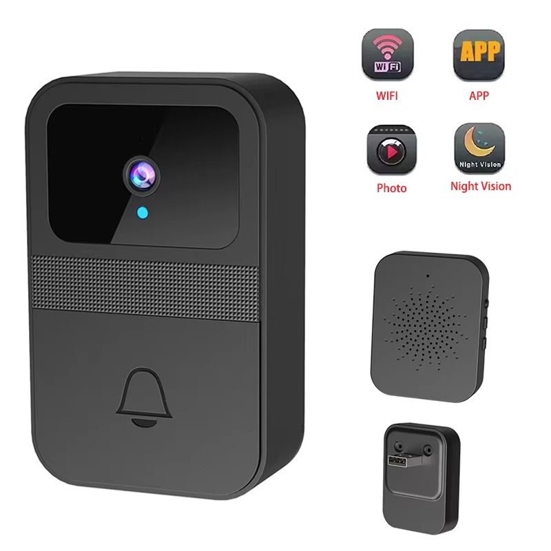 Home Security Front Door Camera - جرس باب مع كاميرا وصور، جرس