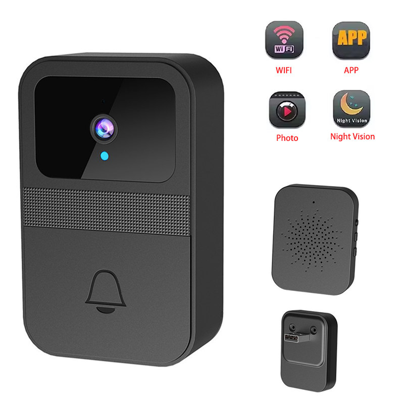Home Security Front Door Camera - جرس باب ذكي بكاميرا فيديو واي