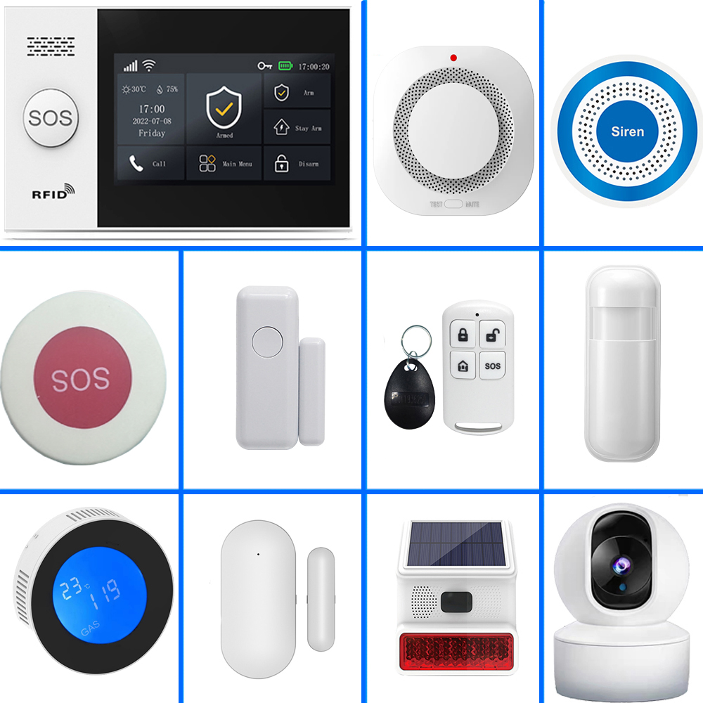 Sim Gsm Alarm - نظام إنذار المنزل الذكي PGST 4G