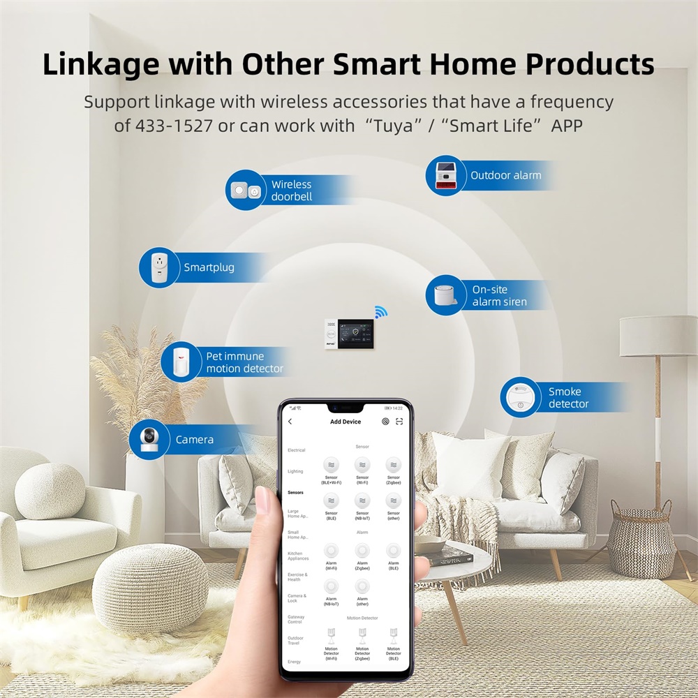 نظام إنذار ذكي بتقنية واي فاي  - مراجعة Sim Gsm Alarm وسعره