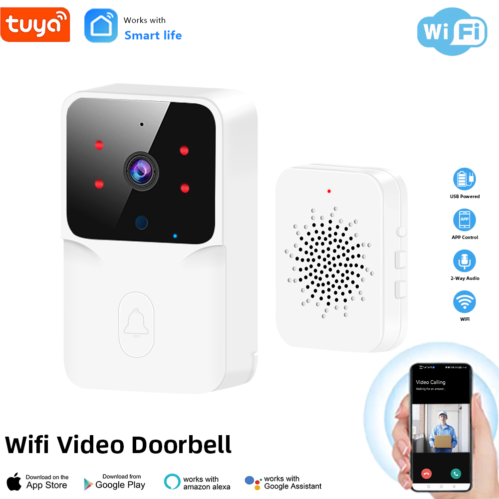 Tuya WiFi جرس باب يتضمن شاشة ع - مراجعة Home Security Front Door Camera وسعره