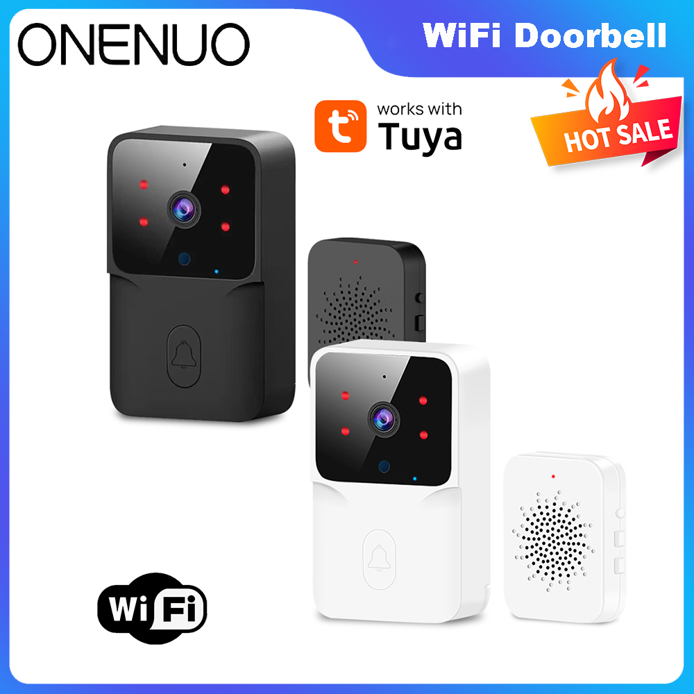 Tuya WiFi جرس باب يتضمن شاشة ع - مراجعة Home Security Front Door Camera وسعره