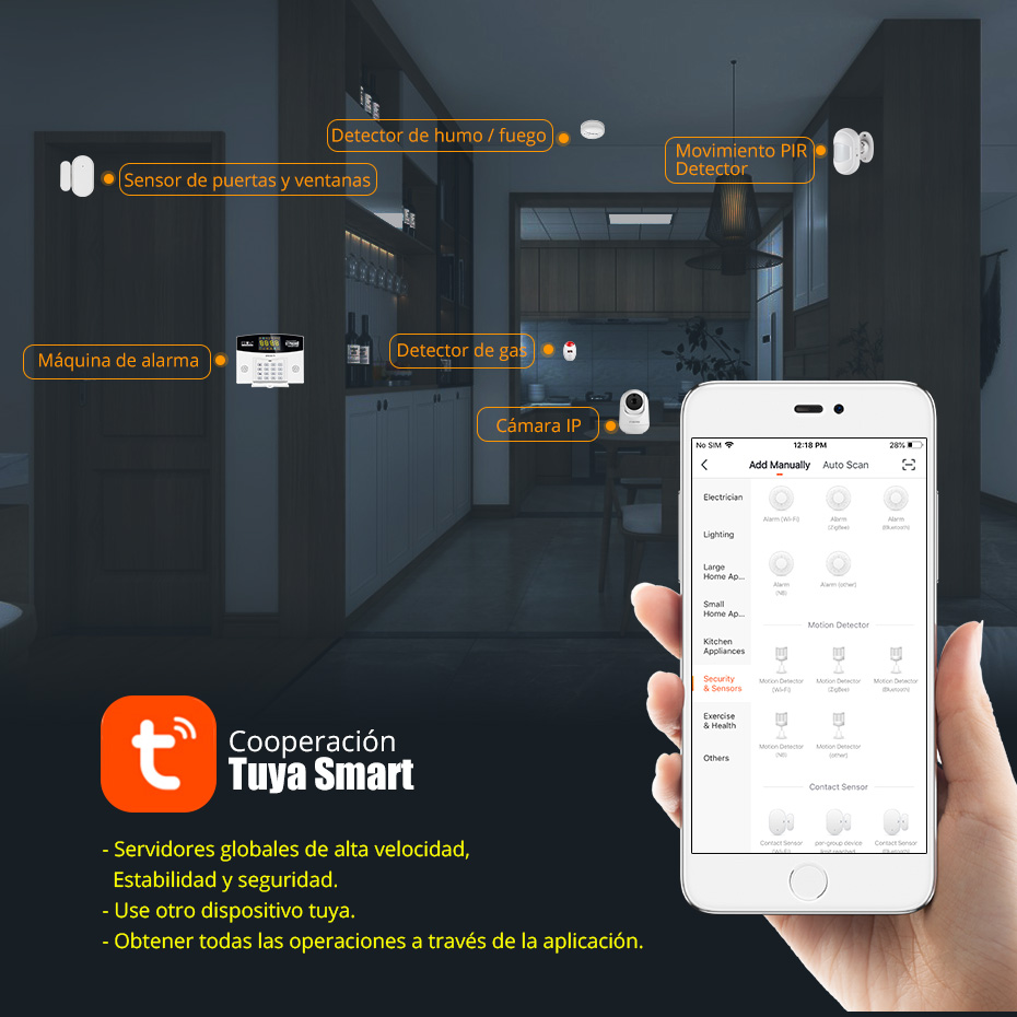 Fuers Tuya نظام إنذار ذكي عدة  - مراجعة Home Security Front Door Camera وسعره