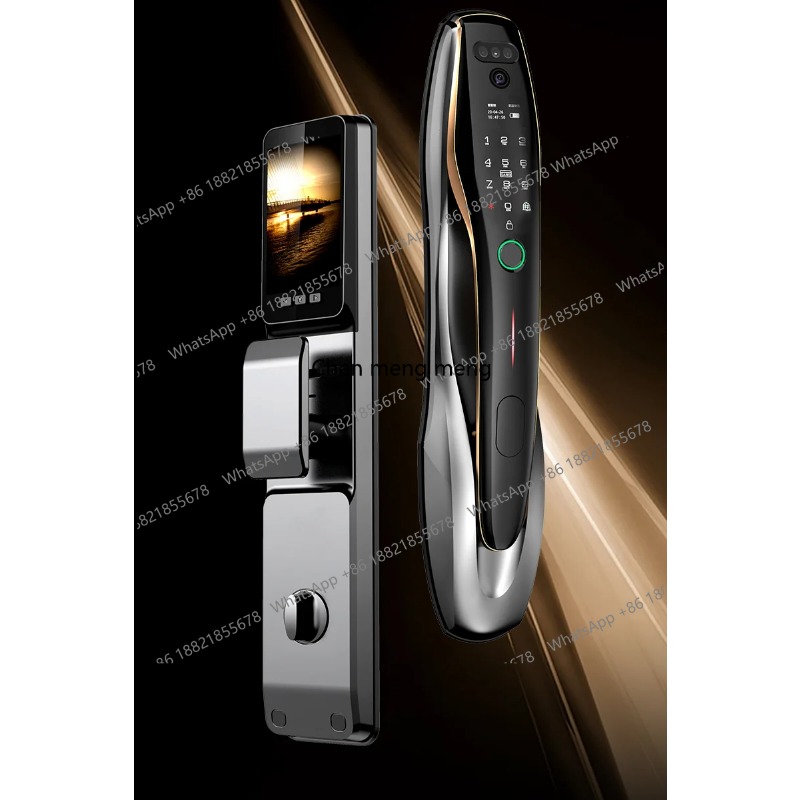 قفل باب ذكي للمنزل مع كاميرا ل - مراجعة Home Security Front Door Camera وسعره