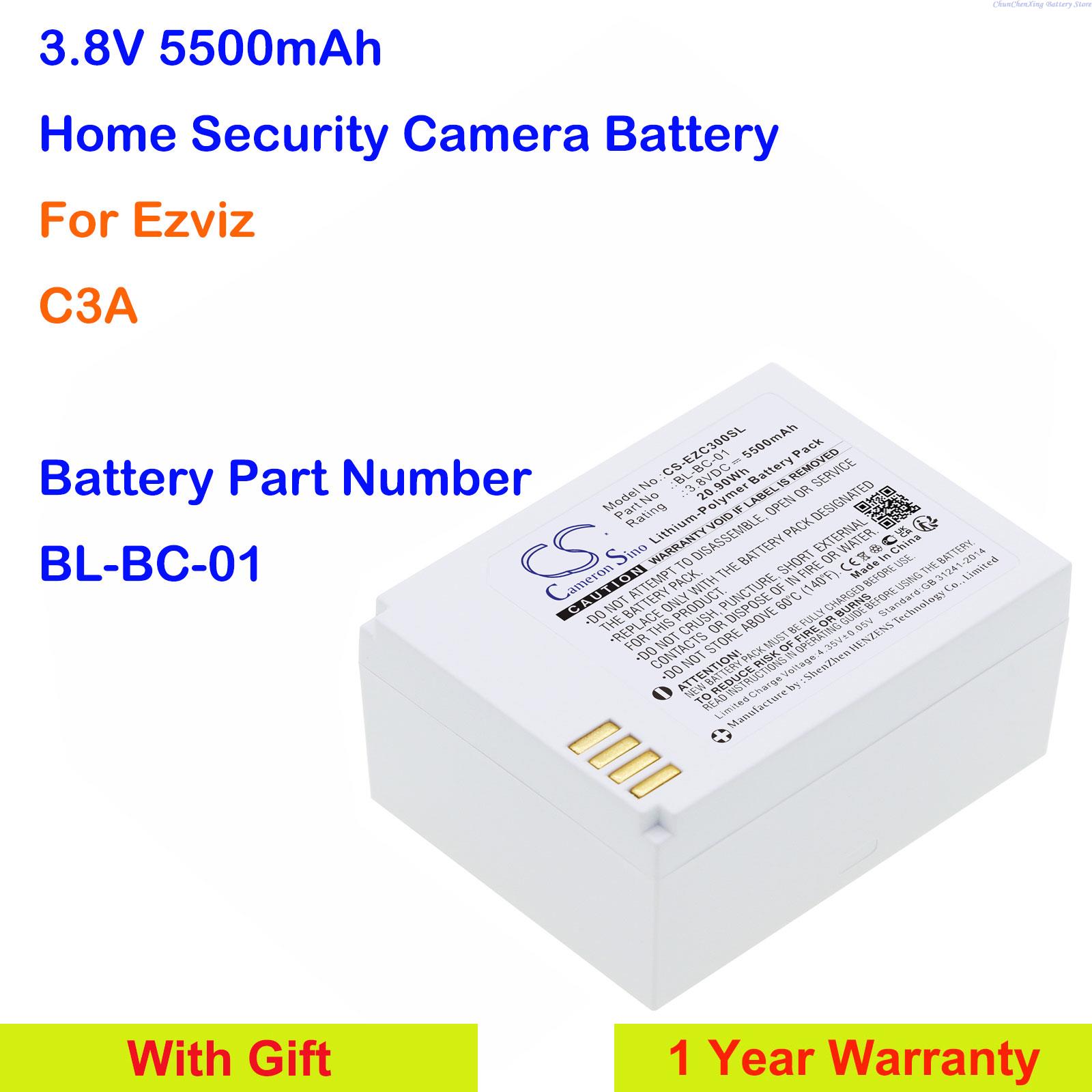 كاميرون سينو 3.8 فولت 5500 ملل - مراجعة Home Security Battery Replacement وسعره