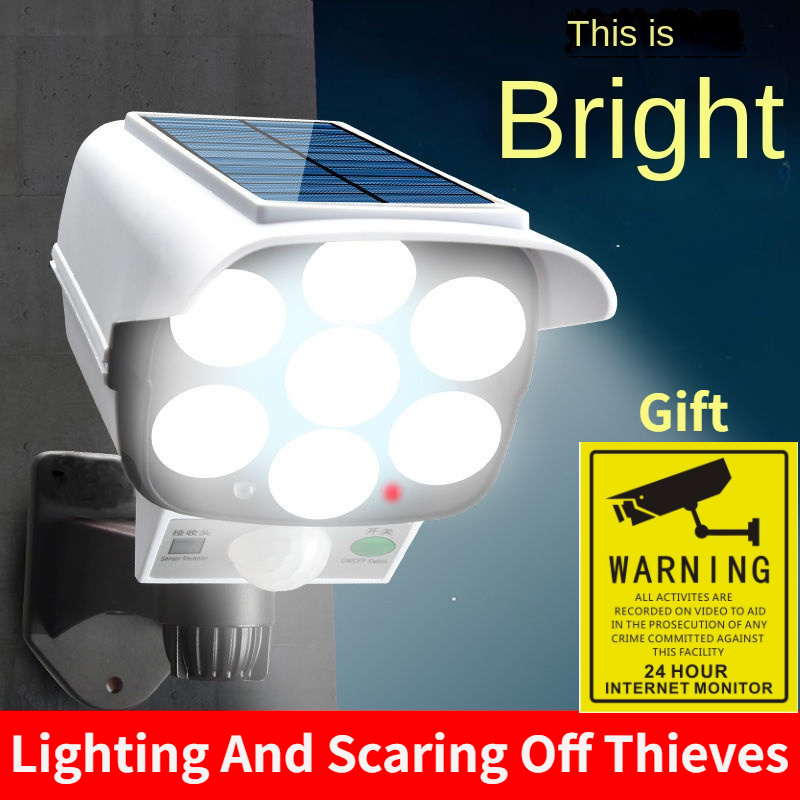 في الهواء الطلق ضوء الشمس استش - مراجعة Home Security Flood Lights وسعره