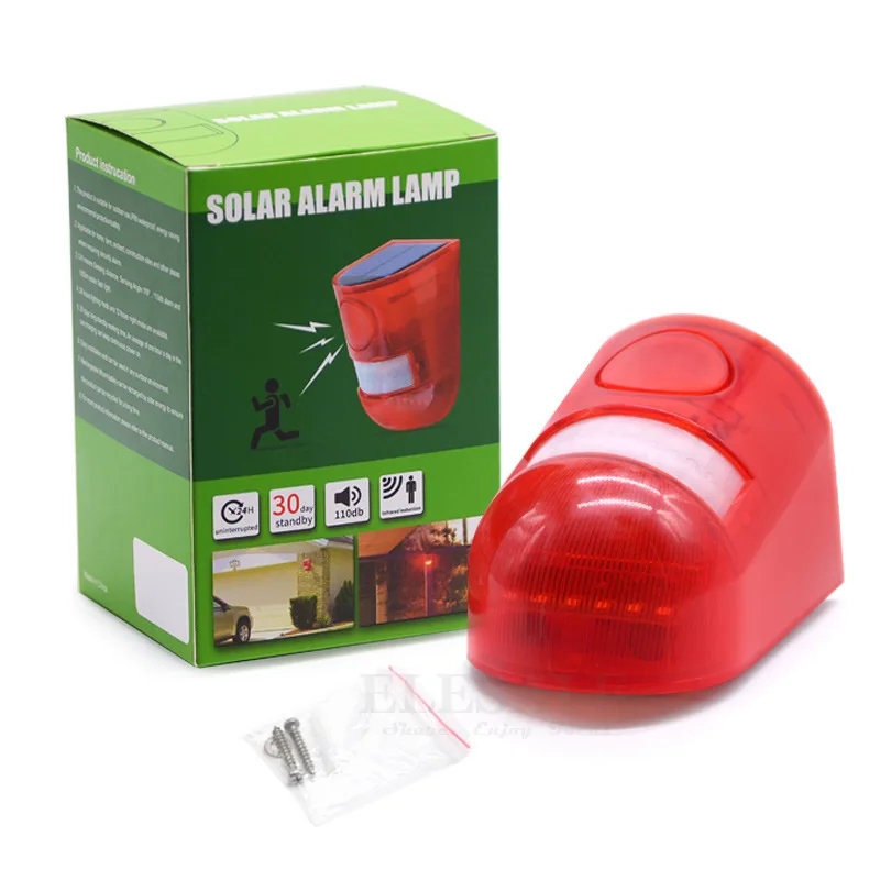 ضوء إنذار يعمل بالطاقة الشمسية - مراجعة Sim Gsm Alarm وسعره