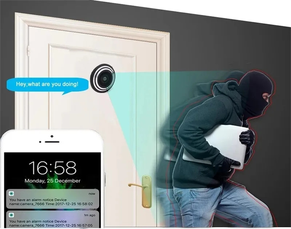 5G 2.4G WIFI 16 مللي متر تويا  - مراجعة Home Security Front Door Camera وسعره