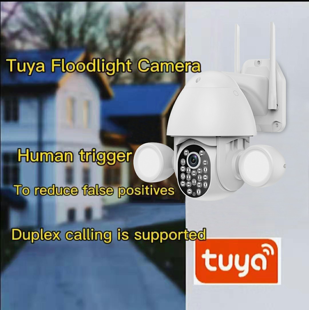 Tuya Smartlife APP الإضاءة الذ - مراجعة Home Security Flood Lights وسعره