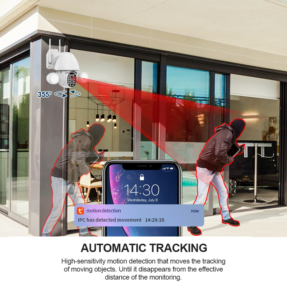 Tuya Smartlife APP الإضاءة الذ - مراجعة Home Security Flood Lights وسعره