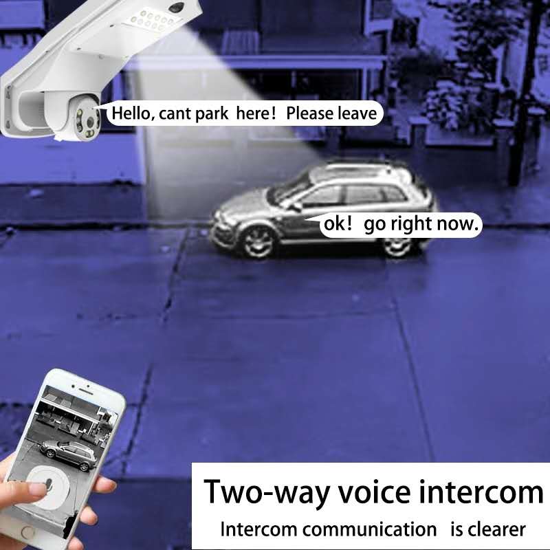 2MP 1080P V380Pro الكاشف فناء  - مراجعة Home Security Flood Lights وسعره
