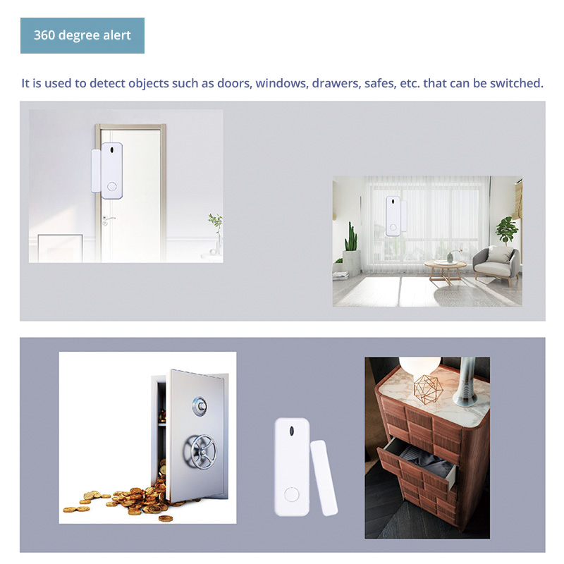 D10 نافذة مستشعر الباب إنذار 4 - مراجعة Sim Gsm Alarm وسعره