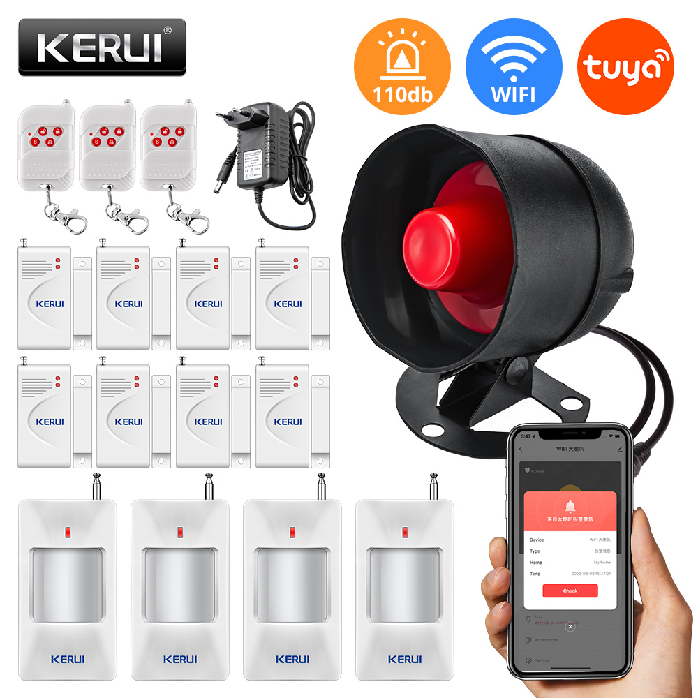 KERUI-نظام إنذار أمان منزلي ،  - مراجعة Sim Gsm Alarm وسعره