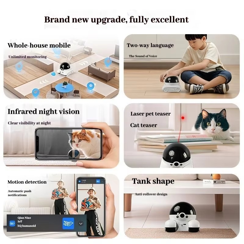 روبوت ذكي جديد للحيوانات الألي - مراجعة Home Security Robots وسعره
