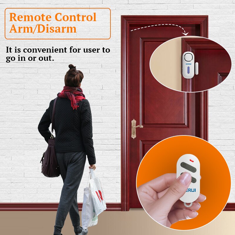 KERUI 120DB لاسلكي باب/نافذة د - مراجعة Sim Gsm Alarm وسعره