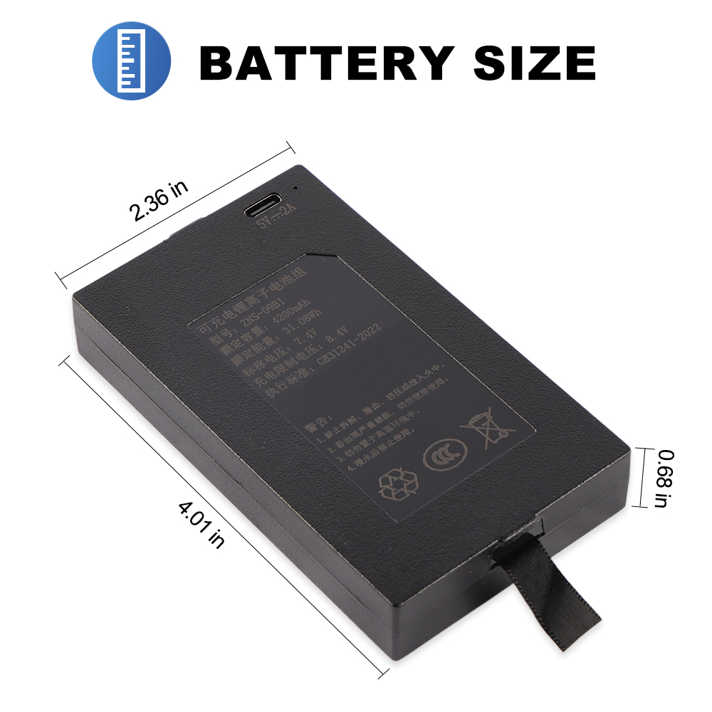 بطارية بديلة ZNS-09B1 بسعة 420 - مراجعة Home Security Battery Replacement وسعره