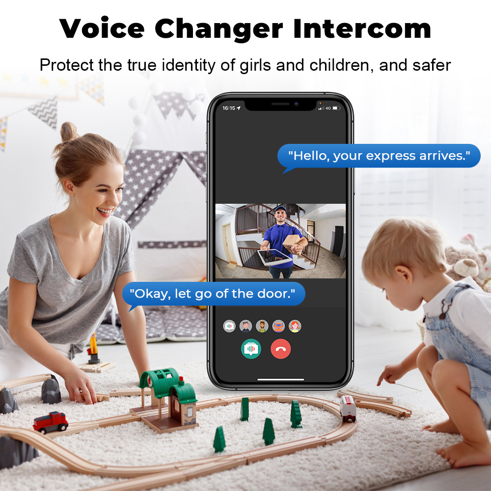 Tuya WiFi جرس باب يتضمن شاشة ع - مراجعة Home Security Front Door Camera وسعره