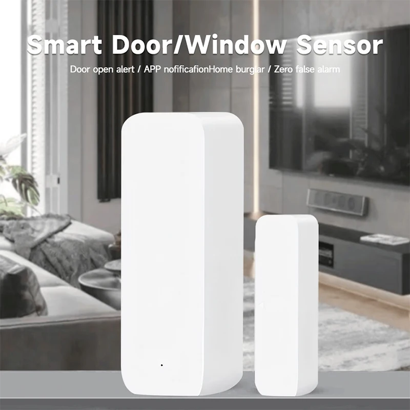 Tuya WiFi مستشعر الباب الذكي ب - مراجعة Sim Gsm Alarm وسعره