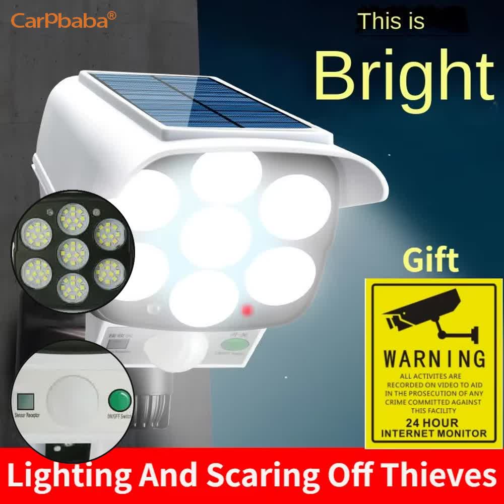 في الهواء الطلق ضوء الشمس محس  - مراجعة Home Security Flood Lights وسعره
