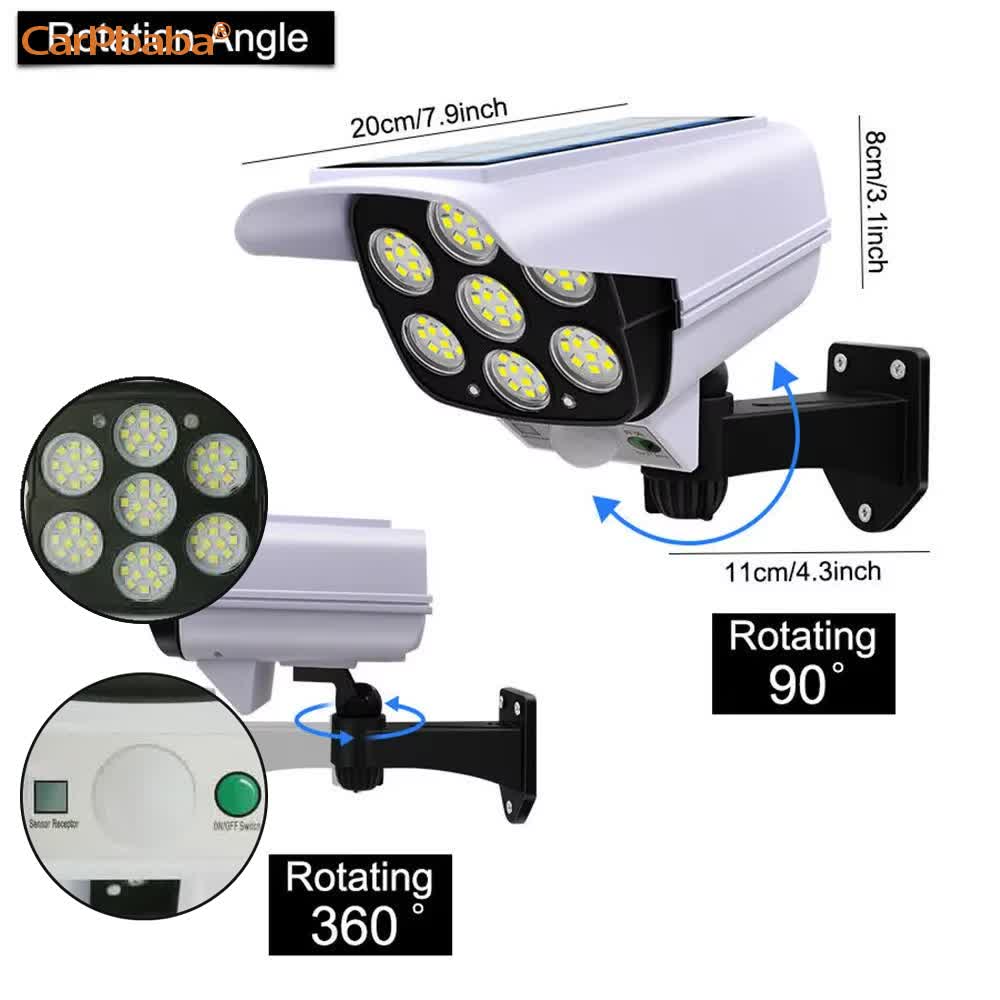 في الهواء الطلق ضوء الشمس محس  - مراجعة Home Security Flood Lights وسعره